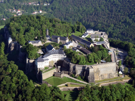 Festung Königstein - Luftbild Heyde